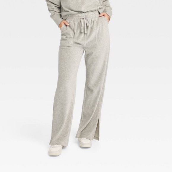 JoyLab Pants & Jumpsuits New Joylab Mid To High Rise Velour Wide